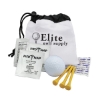 Cinch Tote Golf Kit - White with Black Trim