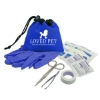 Cinch Tote Dog First Aid Kit - Royal Blue