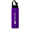 Garyline® Boss Embossed RPET Bottle with Flip-Straw, Swivel Handle Lid - 26 oz. - Translucent Violet
