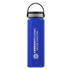 Garyline® Boss Embossed RPET Bottle with Grip Lid - 26 oz. - Translucent Blue