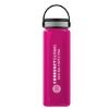 Garyline® Boss Embossed RPET Bottle with Grip Lid - 26 oz. - Translucent Hot Pink