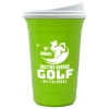 Garyline® Varsity Double-Wall Tumbler with Liner and Slider Lid - 16 oz. - Lime Green
