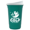 Garyline® Varsity Double-Wall Tumbler with Liner and Slider Lid - 16 oz. - Teal