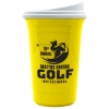 Garyline® Varsity Double-Wall Tumbler with Liner and Slider Lid - 16 oz. - Yellow