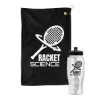 Golf Towel In A Transparent Bottle - Black