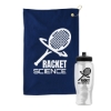 Golf Towel In A Transparent Bottle - Navy Blue