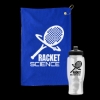 Golf Towel In A Transparent Bottle - Royal Blue