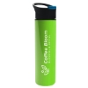 Garyline® Slim Double-Wall Insulated Bottle with Pop-Up Lid - 16 oz. - Lime Green