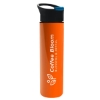 Garyline® Slim Double-Wall Insulated Bottle with Pop-Up Lid - 16 oz. - Orange