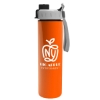 Garyline® Slim Double-Wall Insulated Bottle with Quick-Snap Lid - 16 oz. - Orange