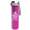 Garyline® Slim Double-Wall Insulated Bottle with Quick-Snap Lid - 16 oz. - Pink