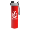 Garyline® Slim Double-Wall Insulated Bottle with Quick-Snap Lid - 16 oz. - Red