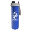 Garyline® Slim Double-Wall Insulated Bottle with Quick-Snap Lid - 16 oz. - Royal Blue