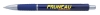 Souvenir® Translucent Image Grip Pen - Blue