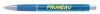 Souvenir® Translucent Image Grip Pen - Turquoise