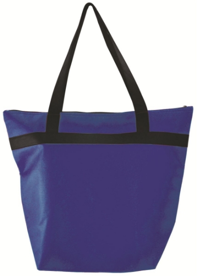Insulated Shopper Tote - Blue
