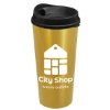 Garyline® Explore Travel Tumbler with Sip Lid - 20 oz. - Metallic Gold