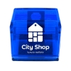 Garyline® 2" Magnet Memo Clip - Translucent Blue