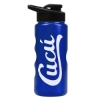 Garyline® Mini Peak Tritan® Metallike Bottle with Drink-Thru Lid - 22 oz. - Metallic Blue