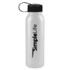 Garyline® Terrain Metallike Bottle with Tethered Lid - 24 oz. - White