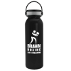 Garyline® Terrain Metallike Bottle with Grip Lid - 24 oz. - Metallic Black