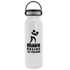 Garyline® Terrain Metallike Bottle with Grip Lid - 24 oz. - White