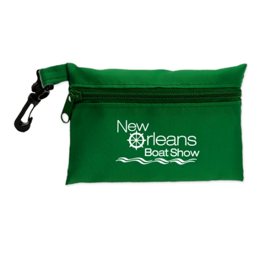 Garyline® Polyester Zip Pouch - Green