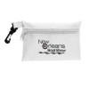 Garyline® Polyester Zip Pouch - White