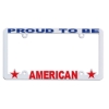 Garyline® 3-D Full-View License Plate Frame - White