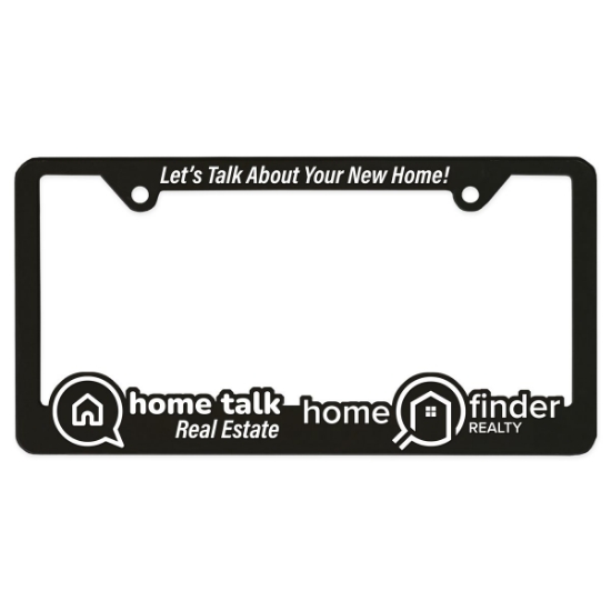 Garyline® 3-D Traditional License Plate Frame - Black