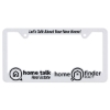 Garyline® 3-D Traditional License Plate Frame - White