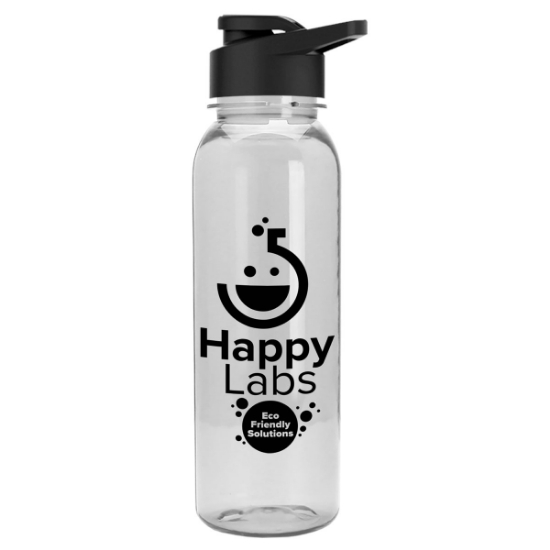 Garyline® Outdoorsman Tritan® Renew Bottle with Drink-Thru Lid - 24 oz. - Clear