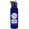 The Outdoorsman - 24 oz. Tritan ReNew bottle with Flip Straw lid - Translucent Navy Blue