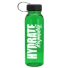 Garyline® Outdoorsman Tritan® Renew Bottle with Tethered Lid - 24 oz. - Translucent Green