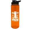 Garyline® Freedom Tritan® Renew Bottle with Drink-Thru Lid - 28 oz. - Translucent Orange