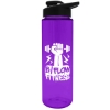 Garyline® Freedom Tritan® Renew Bottle with Drink-Thru Lid - 28 oz. - Translucent Violet