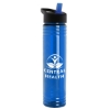 Garyline® Adventure Tritan® Renew Bottle with Flip-Straw Lid - 32 oz. - Translucent Blue