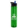 Garyline® Adventure Tritan® Renew Bottle with Flip-Straw Lid - 32 oz. - Translucent Green