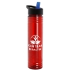 Garyline® Adventure Tritan® Renew Bottle with Flip-Straw Lid - 32 oz. - Translucent Red