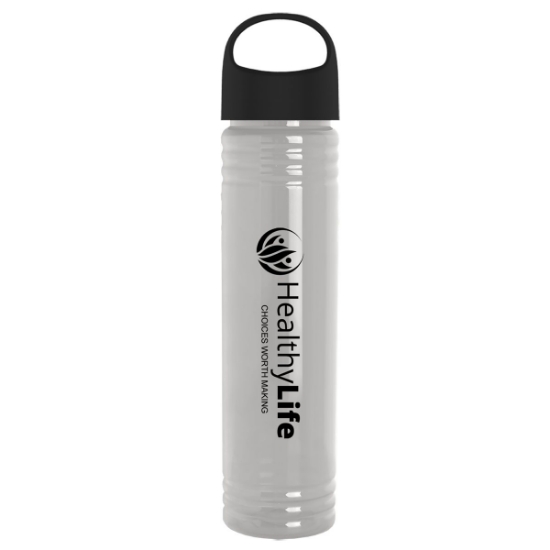 Garyline® Adventure Tritan® Renew Bottle with Oval Crest Lid - 32 oz. - Clear
