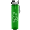 The Adventure - 32 Oz. Transparent Bottle With Quick Snap Lid Made With Tritan Renew - Translucent Green