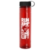 Garyline® Adventure Tritan® Renew Bottle with Tethered Lid - 32 oz. - Translucent Red