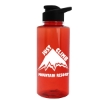 Garyline® Mountaineer Tritan® Renew Bottle with Drink-Thru Lid - 36 oz. - Translucent Red