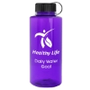 Garyline® Mountaineer Tritan® Renew Bottle with Tethered Lid - 36 oz. - Trnslucentviolet