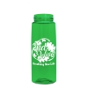 Garyline® Flair Tritan® Renew Bottle with Flip-Straw Lid - 26 oz. - Translucent Green