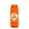Garyline® Flair Tritan® Renew Bottle with Flip-Straw Lid - 26 oz. - Translucent Orange