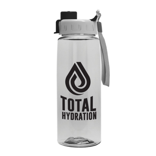 Garyline® Flair Tritan® Renew Bottle with Quick-Snap Lid - 26 oz. - Clear