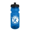 Garyline® Trainer RPET Bottle with Push-Pull Lid - 24 oz. - Translucent Blue
