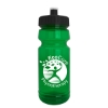 Garyline® Trainer RPET Bottle with Push-Pull Lid - 24 oz. - Translucent Green