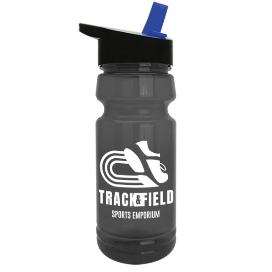 24 oz. UpCycle Sports bottle with Flip Straw lid - Smoke